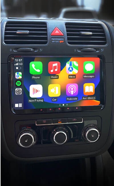 Dashboard after the Ride Modern Apple CarPlay upgrade